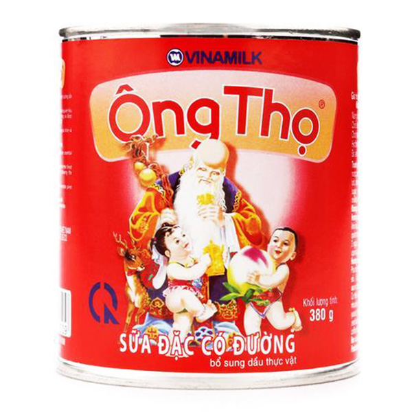 Sữa Đặc Có Đường Ông Thọ Chữ Đỏ Lon 380G