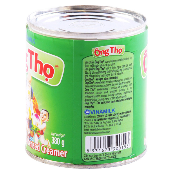 Sữa Đặc Có Đường Ông Thọ Xanh Lá Lon 380G