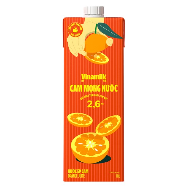 Nước Ép Cam Vinamilk Hộp 1L