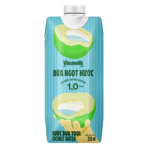 Nước Dừa Tươi Vinamilk Hộp 330Ml