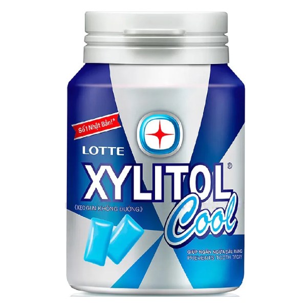 Kẹo Cao Su Xylitol Super Cool Hũ 55.1G