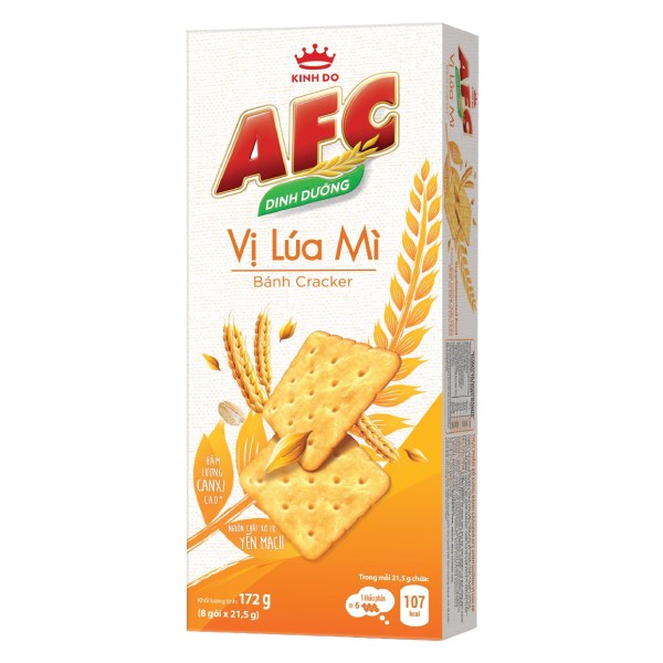 Bánh AFC Dinh Dưỡng Lúa Mì Hộp 172G