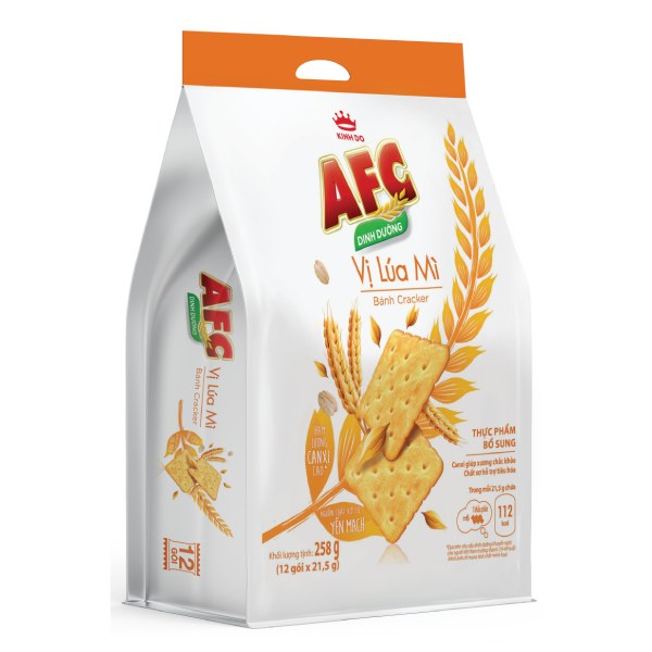 Bánh AFC Dinh Dưỡng Lúa Mì 258G