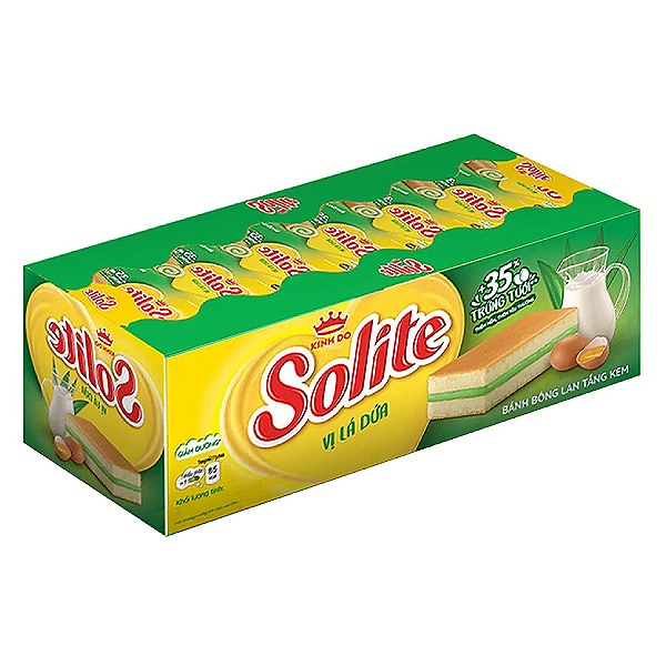 Bánh Solite Swiss Roll Dứa 324G