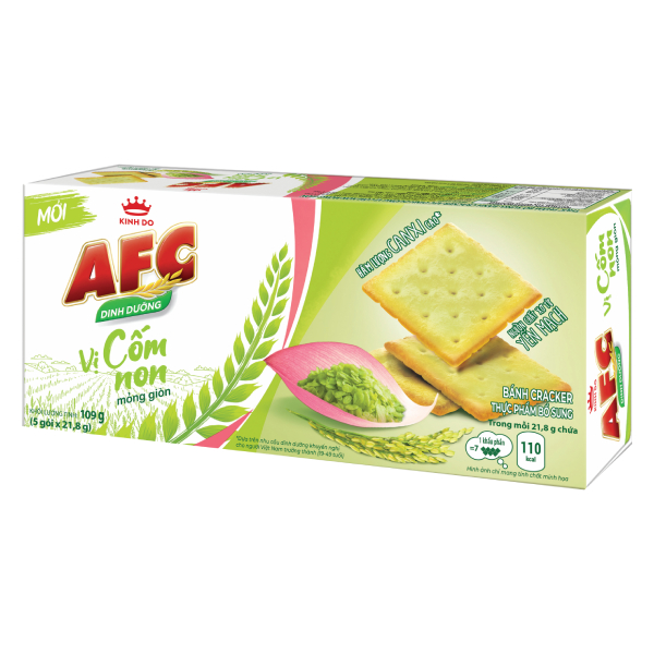 Bánh AFC Dinh Dưỡng Cốm Non Hộp 109G