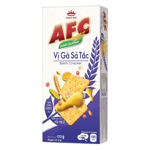 Bánh AFC Gà Sả Tắc Hộp 172G