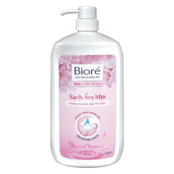 Sữa Tắm Biore Dưỡng Ẩm Hương Hoa Anh Đào 1Kg