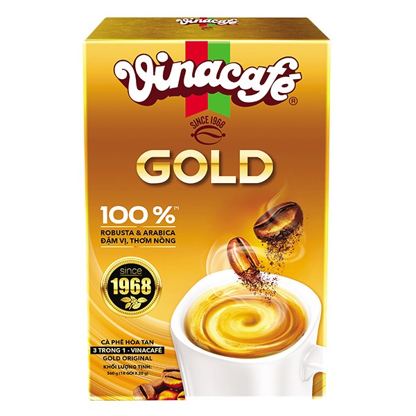 Cà Phê Vinacafe Gold 18 Gói*20G