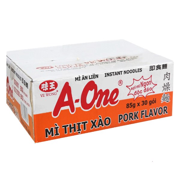 Mì A-One Thịt Xào Thùng 30 Gói 85G