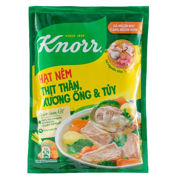 Hạt Nêm Knorr Thịt Thăn Xương Ống Tủy 170G