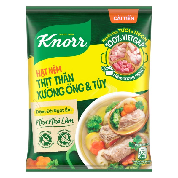 Hạt Nêm Knorr Thịt Thăn Xương Ống Và Tủy 1.2Kg