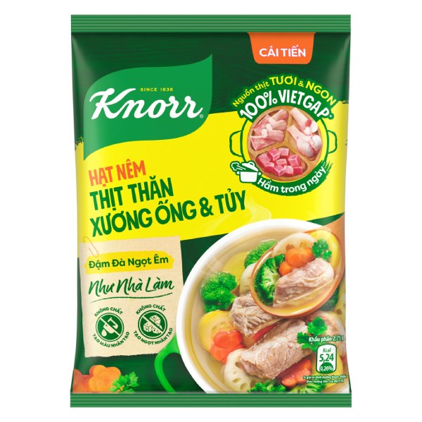 Hạt Nêm Knorr Thịt Thăn, Xương Ống & Tủy 900G