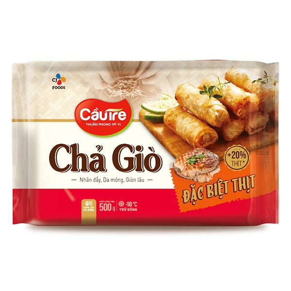 Chả Giò Cầu Tre Đặc Biệt Thịt 500G