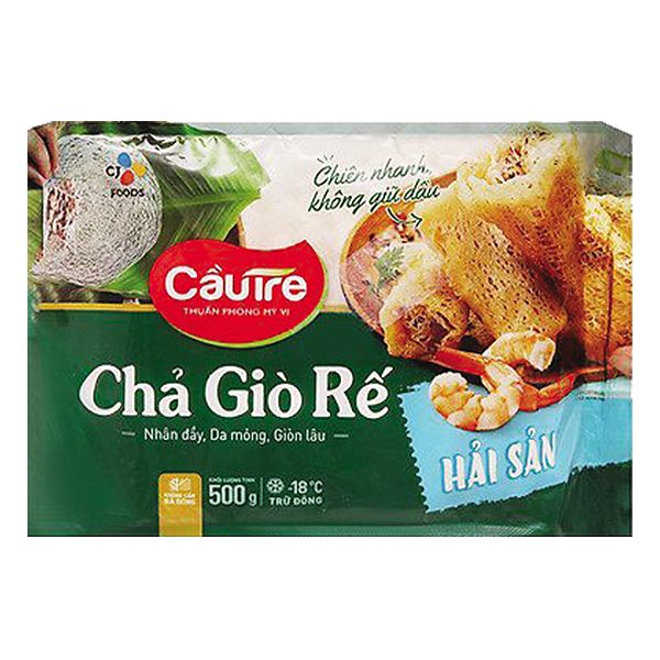 Chả Giò Rế Cầu Tre Hải Sản Gói 500G