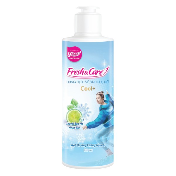 Dung Dịch Vệ Sinh Phụ Nữ Fresh & Care Cool+ Chai 250Ml