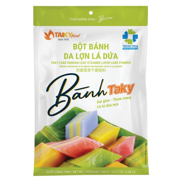 Bột Bánh Da Lợn Lá Dứa Tài Ký 400G