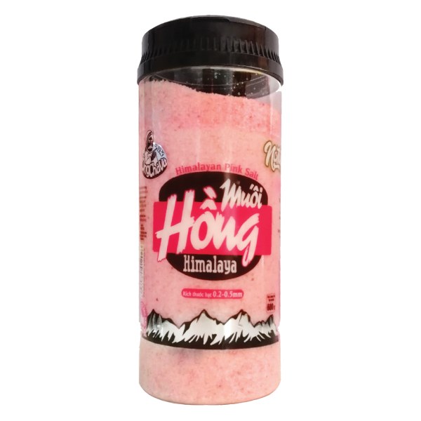 Muối Hồng Himalaya Ông Chà Và Hạt Mịn Hũ 600G