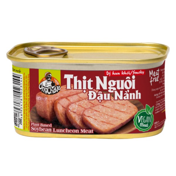 Thịt Nguội Đậu Nành Ông Chà Và Vị Hun Khói Hộp 200G