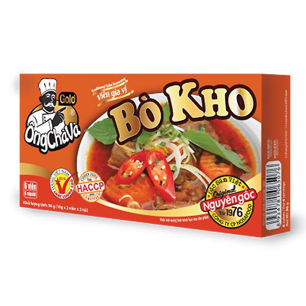 (Only Emartmall) Viên Gia Vị Gold Ông Chà Và Bò Kho 126G