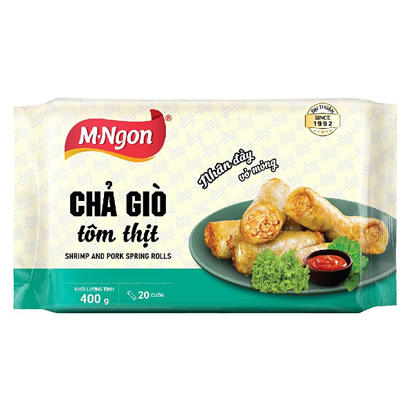 Chả Giò Hải Sản Con Tôm M.Ngon Đại Thuận Gói 400G
