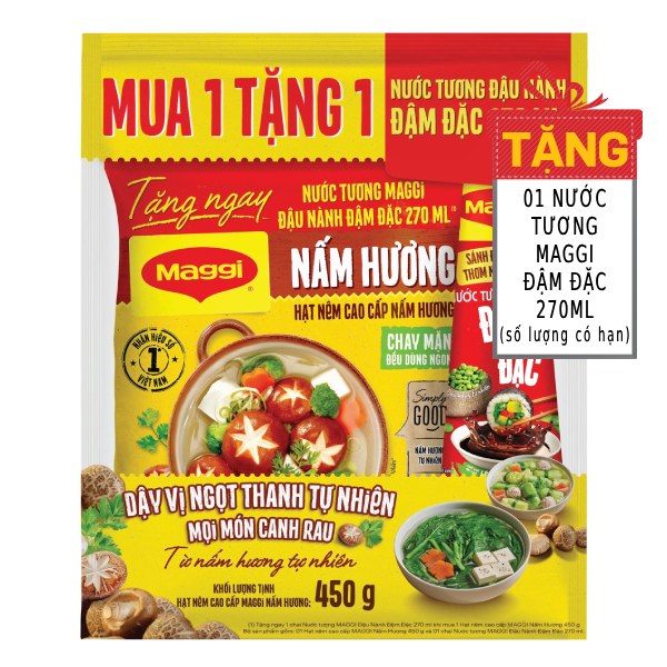 Hạt Nêm Maggi Nấm Hương 450G