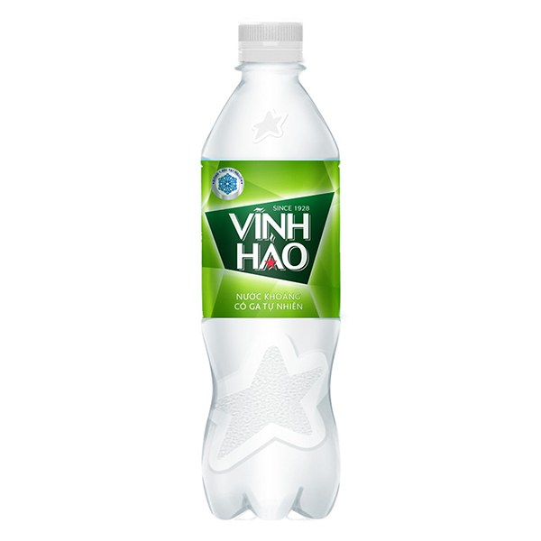 Nước Khoáng Có Ga Vĩnh Hảo Chai 500Ml