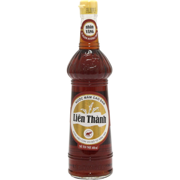 Nước Mắm Liên Thành Nhãn Vàng 600Ml