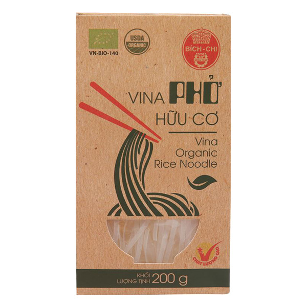 Phở Hữu Cơ Vina Bích Chi Hộp 200G