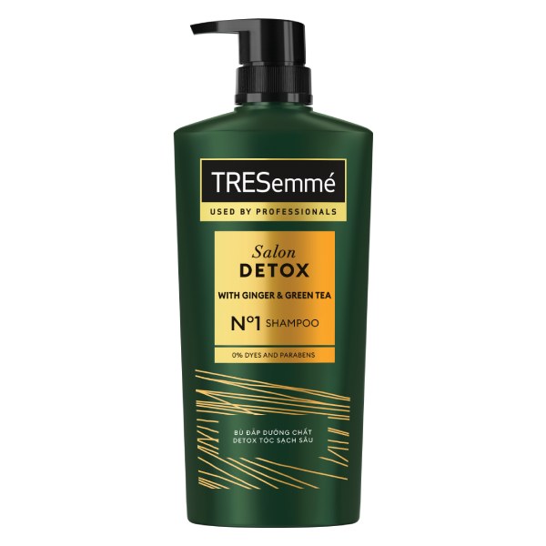 Dầu Gội Tresemmé Salon Detox Gừng & Trà Xanh 640G