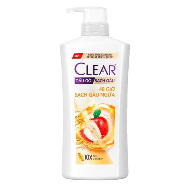 Dầu Gội Clear 48H Sạch Gàu 630G