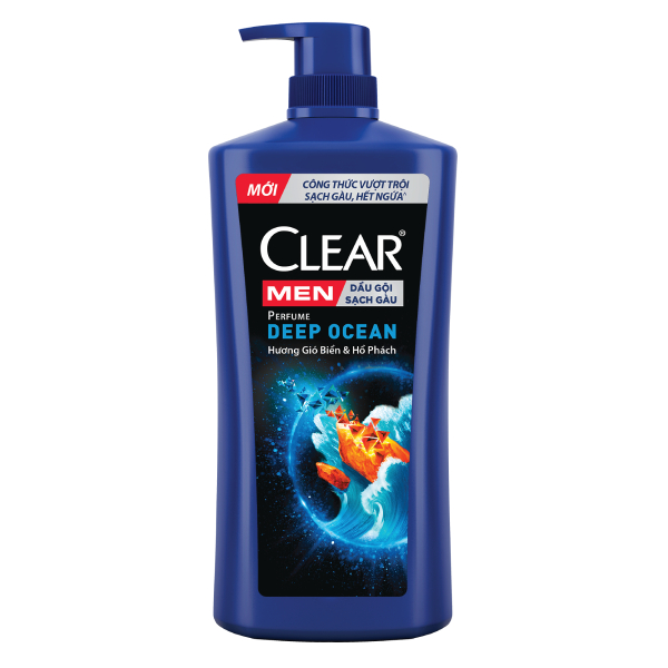 Dầu Gội Clear Men Nước Hoa Deep Ocean 840G