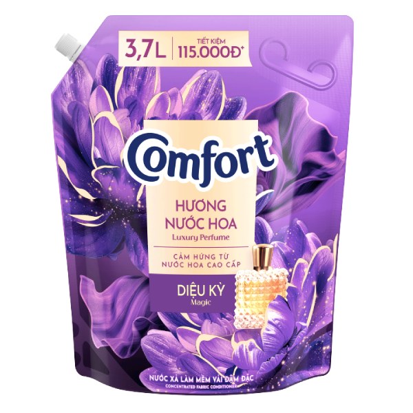 Nước Xả Vải Comfort Hương Thiên Nhiên Diệu Kỳ 3.7L