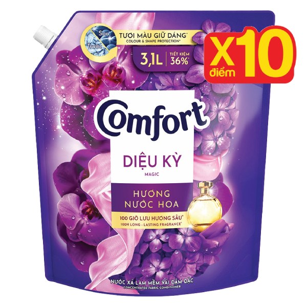 Nước Xả Vải Comfort Hương Thiên Nhiên Diệu Kỳ 3.1L