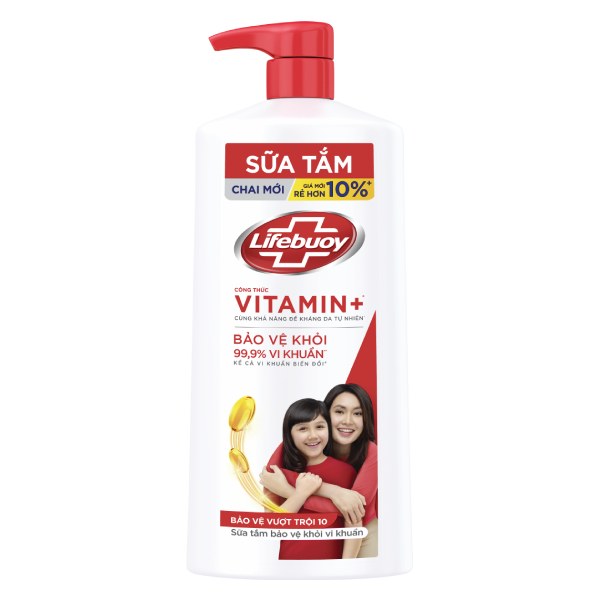 Sữa Tắm Lifebuoy Bảo Vệ Vượt Trội 800G