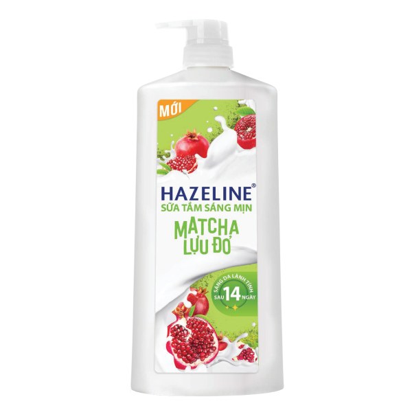 Sữa Tắm Hazeline Matcha Lựu Đỏ Chai 1Kg