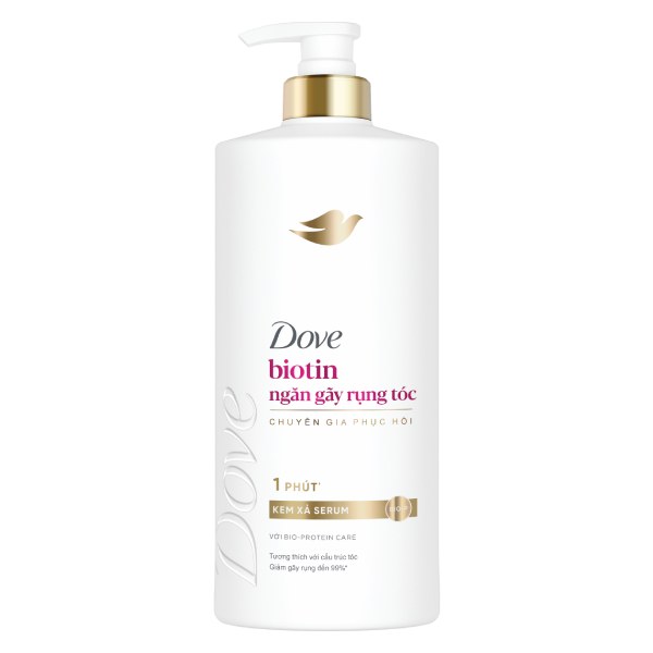 Kem Xả Dove Biotin Ngăn Gãy Rụng Tóc 600G