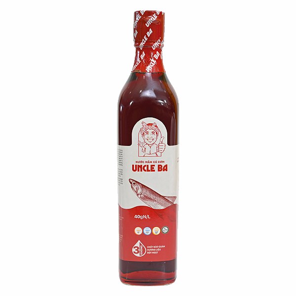 Nước Mắm Uncle Ba 40N Chai 510Ml