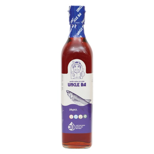 Nước Mắm Uncle Ba 25N Chai 510Ml