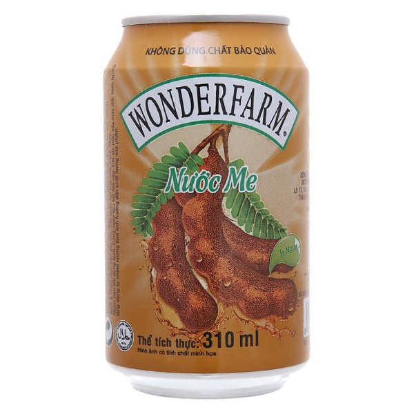 Nước Me Wonderfarm Lon 310Ml