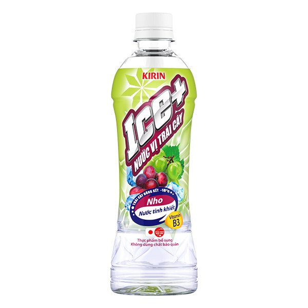 Nước Trái Cây Kirin Ice+ Nho 490Ml