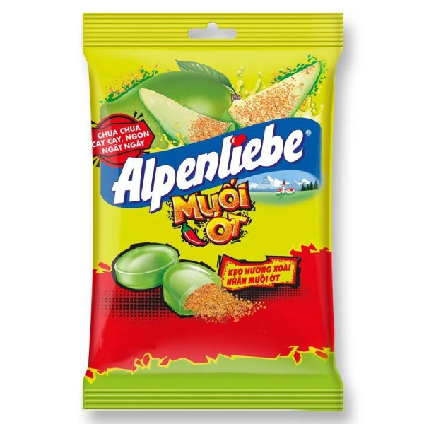 Kẹo Alpenliebe Hương Xoài Muối Ớt Gói 203G