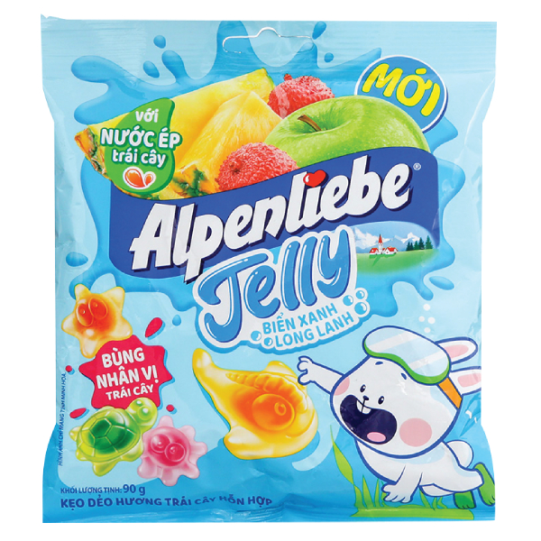 Kẹo Dẻo Alpenliebe Nhân Hương Trái Cây Hỗn Hợp 90G