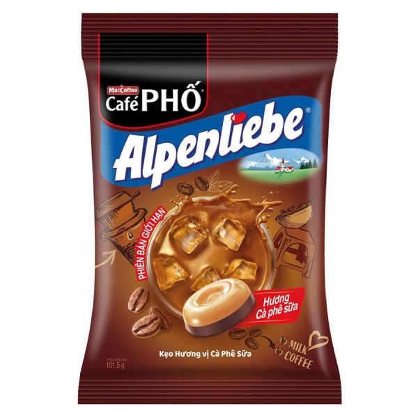 Kẹo Alpenliebe Cà Phê Gói 101.5G