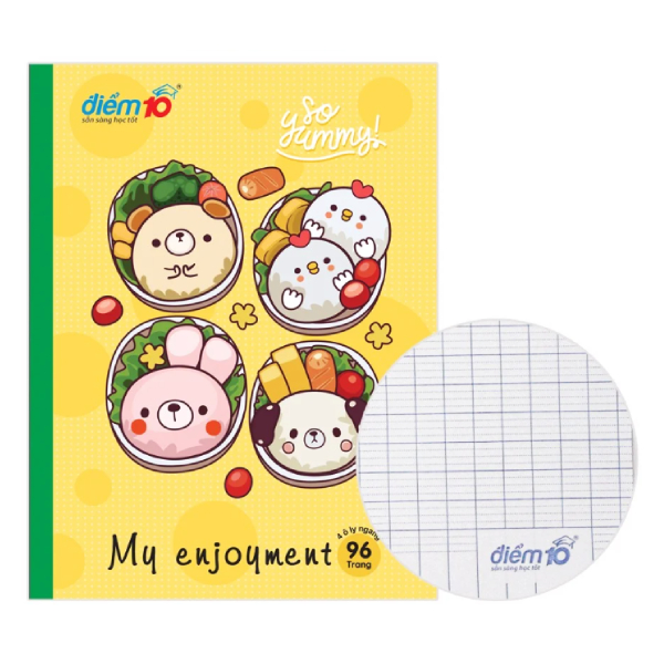 Tập Học Sinh Thiên Long Điểm 10 TP-NB048 4 Ô Ly Ngang 96 Trang