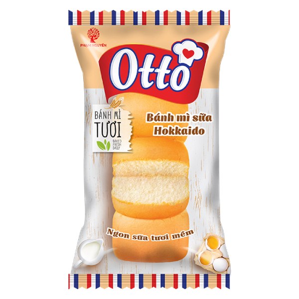 Bánh Mì Tươi Otto Sữa Gói 90G