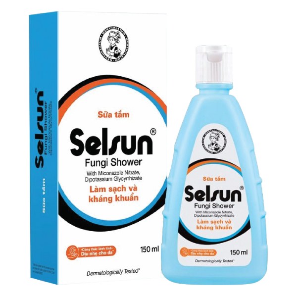 Sữa Tắm Selsun Làm Sạch Và Kháng Khuẩn 150Ml