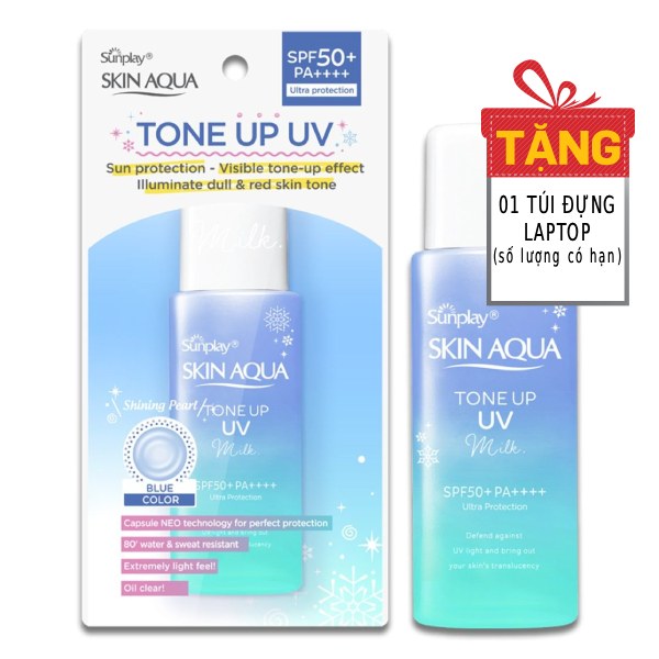 Sữa Chống Nắng Nâng Tông Skin Aqua Tone Up Blue 50G