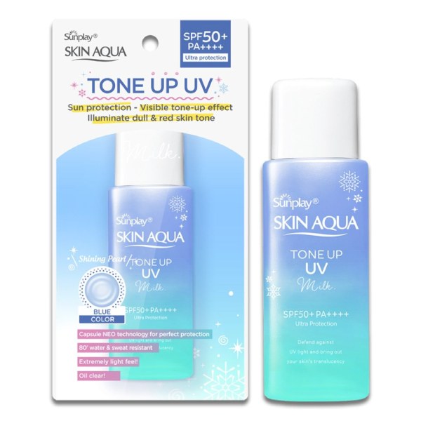 Sữa Chống Nắng Nâng Tông Skin Aqua Tone Up Blue 50G