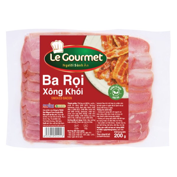Ba Rọi Le Gourmet Xông Khói 200G