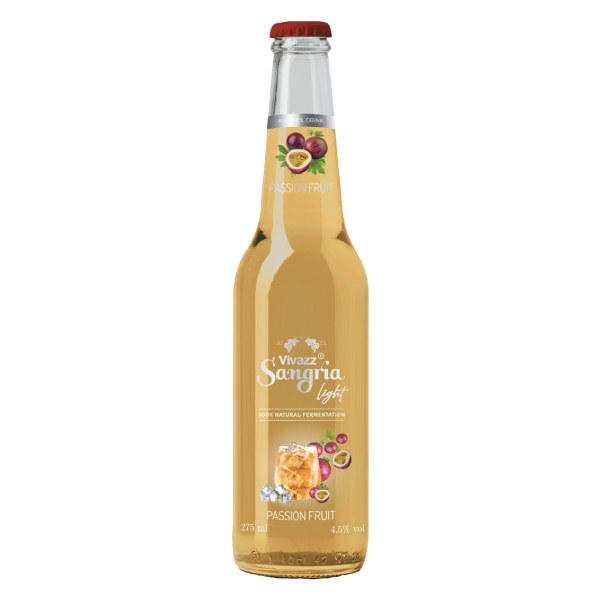 Nước Trái Cây Lên Men Vivazz Sangria Light Chanh Dây 275Ml